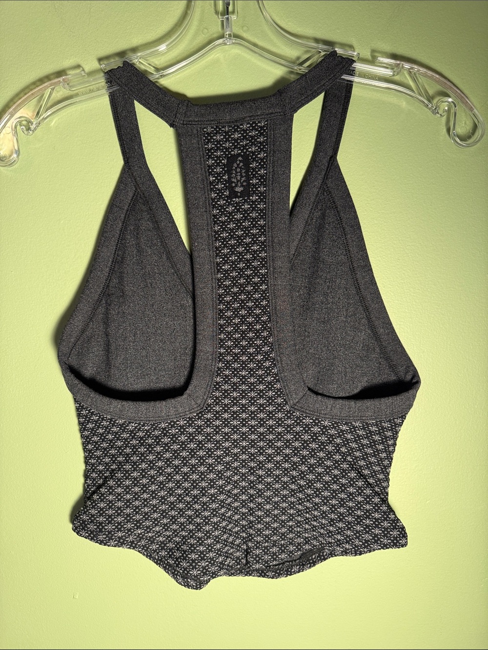 FP Movement by Free People Jacquard Racerback Crop Cami in Black Holiday NWT - Picture 11 of 13